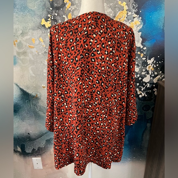 EVRI | Leopard Print Kimono - Picture 3 of 8